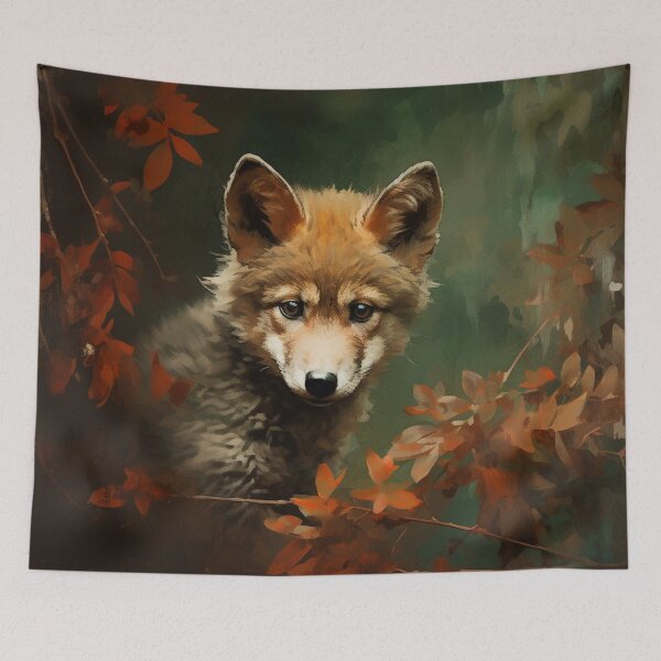 Item preview, Cub wolf in the wild designed and sold by ScarsAndShadows.