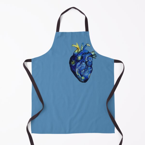 Item preview, A Starry Beat: The Hearts Anatomy - Starry Night Anatomy Heart by Vincent Van gogh designed and sold by EmeraldeaArt.