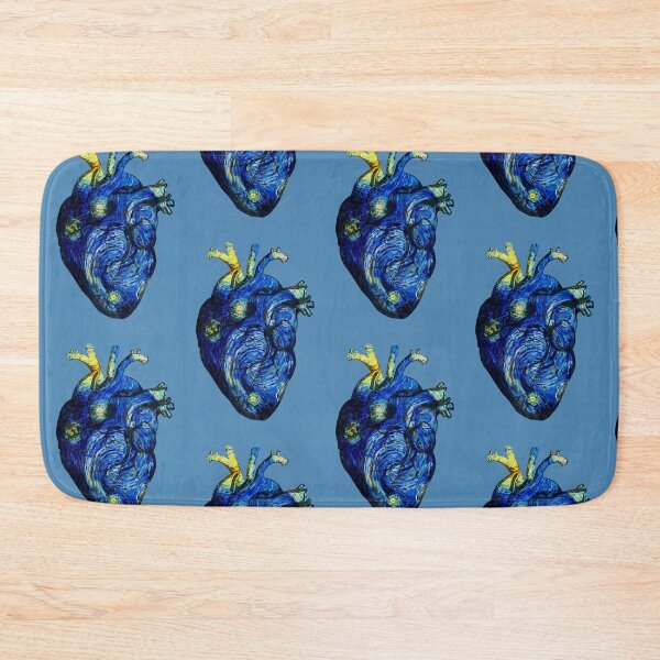 Item preview, A Starry Beat: The Hearts Anatomy - Starry Night Anatomy Heart by Vincent Van gogh designed and sold by EmeraldeaArt.