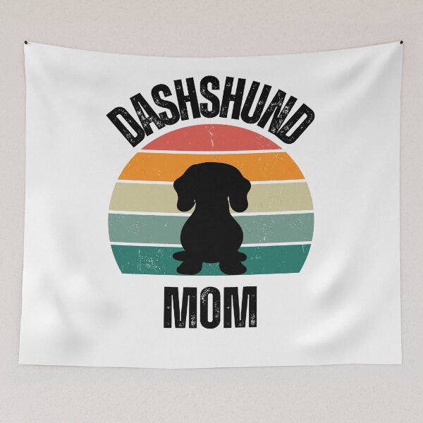 Item preview, Dachshund Mom sunset Dachshund design - White T shirt designed and sold by Leivenaar.
