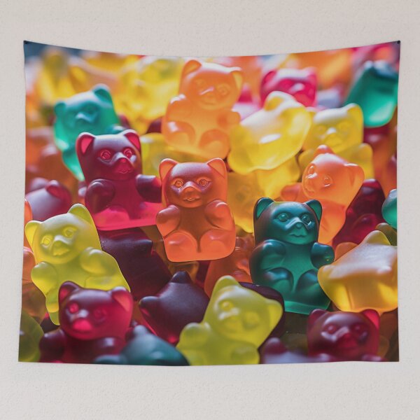 Item preview, Colorful gummy bears pattern designed and sold by bigmoments.