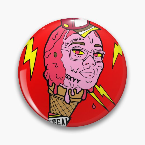 Item preview, ICE CREAM Icons Red Cone Head designed and sold by cache23.