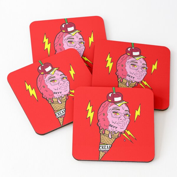 Item preview, ICE CREAM Icons Red Cone Head designed and sold by cache23.