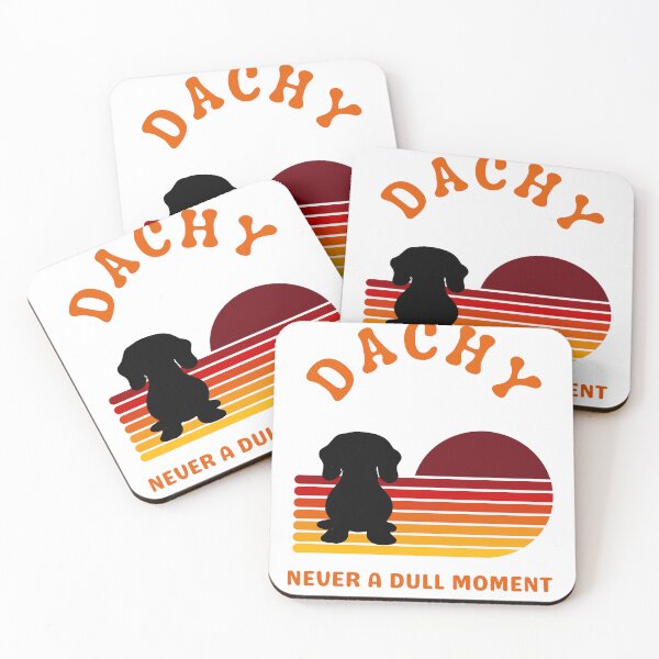 Item preview, Never a dull moment dachshund sunset design designed and sold by Leivenaar.