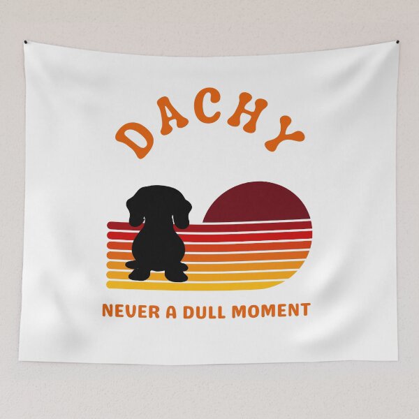 Item preview, Never a dull moment dachshund sunset design designed and sold by Leivenaar.