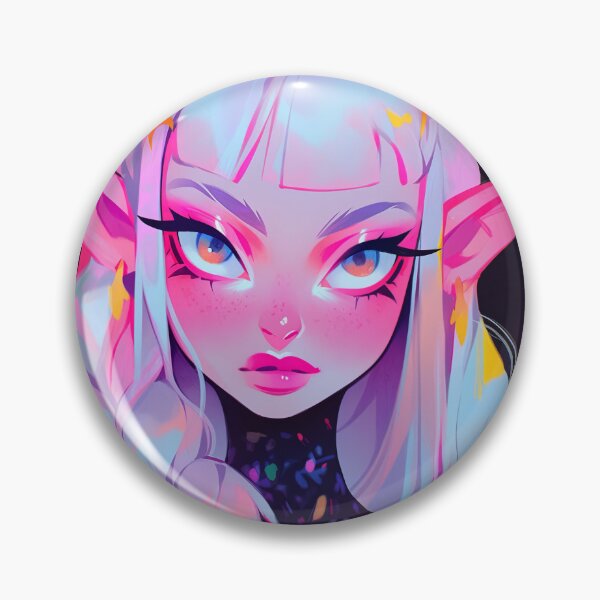 Item preview, Sassy Pink Elf Anime Girl designed and sold by bubblegoth.