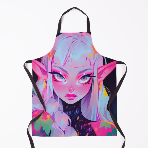 Item preview, Sassy Pink Elf Anime Girl designed and sold by bubblegoth.
