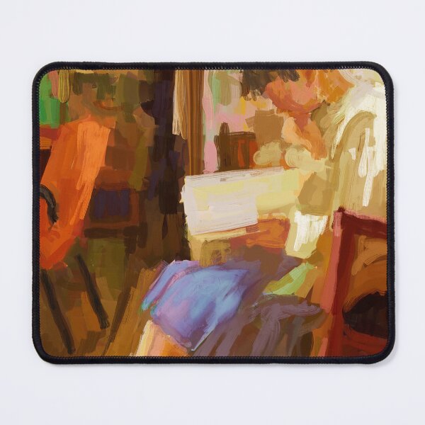Item preview, Abstract Oil Painting of A Book or Coffee Shop designed and sold by Anne Marie Propst.