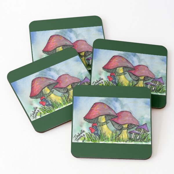 Item preview, Summer Mushrooms 1 designed and sold by Isabelle Herring.