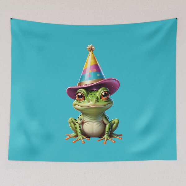 Item preview, Party Hat Frog designed and sold by Gilby-Designs.