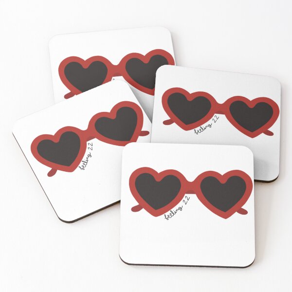 Item preview, Feeling 22 Heart Sunglasses designed and sold by Alycialackey.