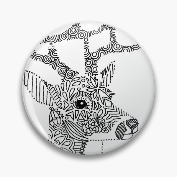 Item preview, Patterned Deer Head designed and sold by LegendOfZeldy.