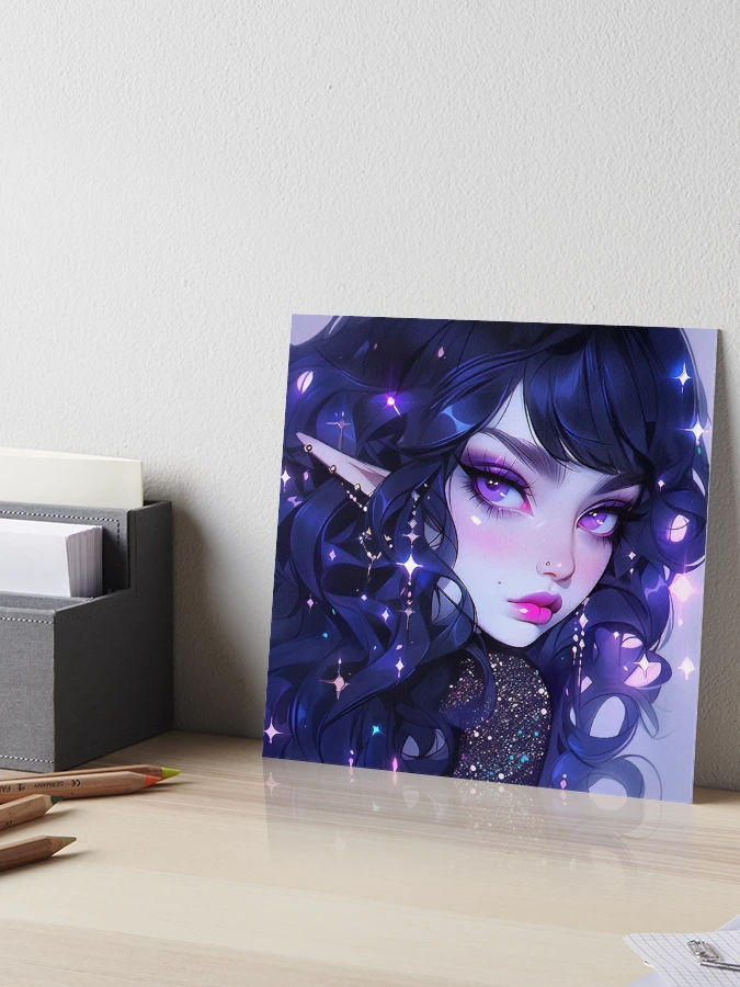 My Anime Sketchbook for Drawing for Teen Girls, Dreamy Purple Artsy Design  Large 8x11 Blank Pages Notebook for Sketching, Writing, Coloring, Painting