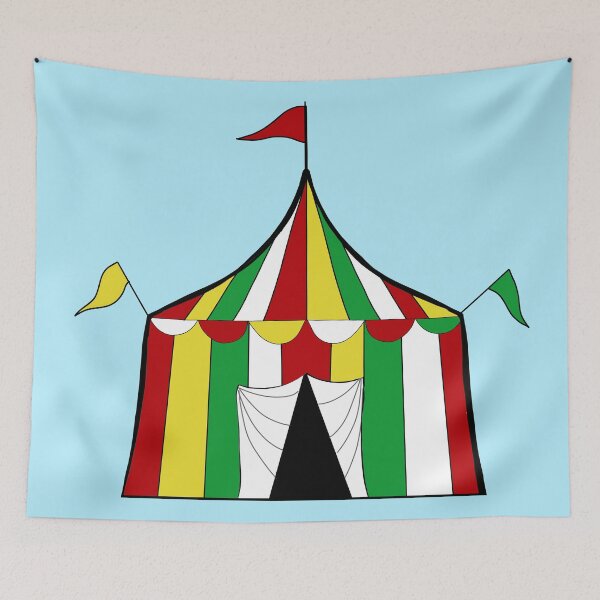 Item preview, Carnival Tent Striped designed and sold by lezell.