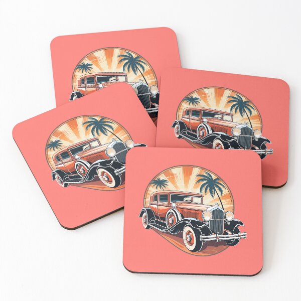 Item preview, Tropical Cruise: Vintage Red Car designed and sold by Christfield.