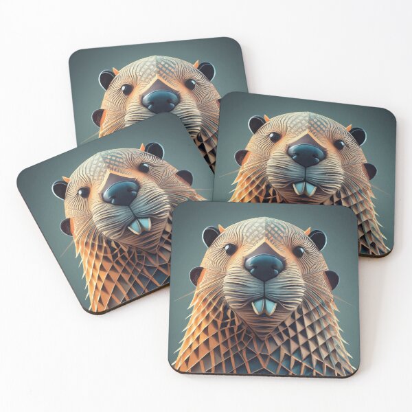 Item preview, Portrait of a beaver  designed and sold by Andrewmedia.