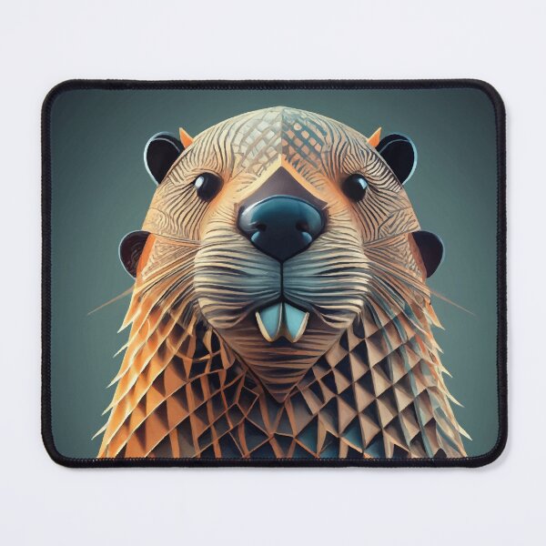 Item preview, Portrait of a beaver designed and sold by Andrewmedia.