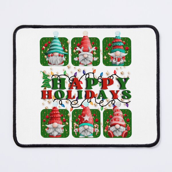 Item preview, Happy Holidays Gnome designed and sold by ExpressionsXXL.