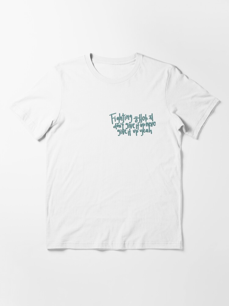 BSS Fighting Lyrics Essential T-Shirt for Sale by silverair