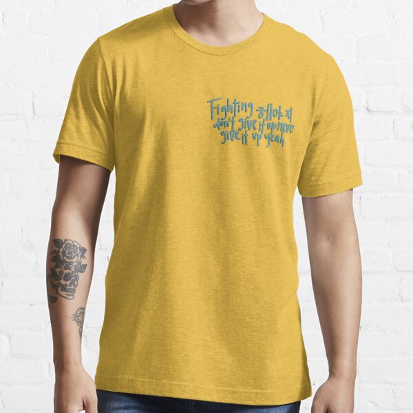 BSS Fighting Lyrics Essential T-Shirt for Sale by silverair