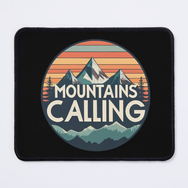 Item preview, Embrace the Call of the Wild with Our 'Mountain's Calling' Homeware and Apparel Collection designed and sold by ThePurpleMelon.