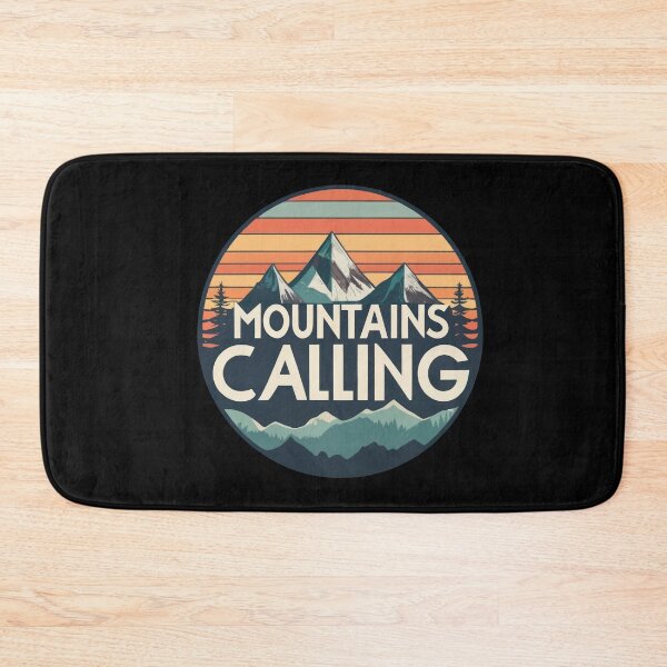 Item preview, Embrace the Call of the Wild with Our 'Mountain's Calling' Homeware and Apparel Collection designed and sold by ThePurpleMelon.