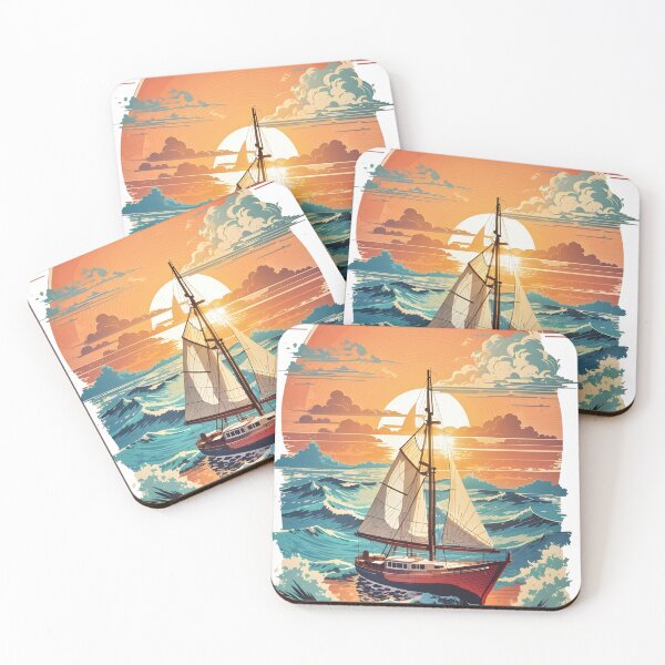 Item preview, Sunset Voyage designed and sold by Ceemko's Vintage Corner.