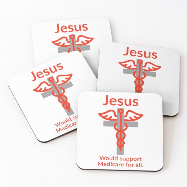 Item preview, Jesus would support Medicare for all.  designed and sold by Rachel the Artist .