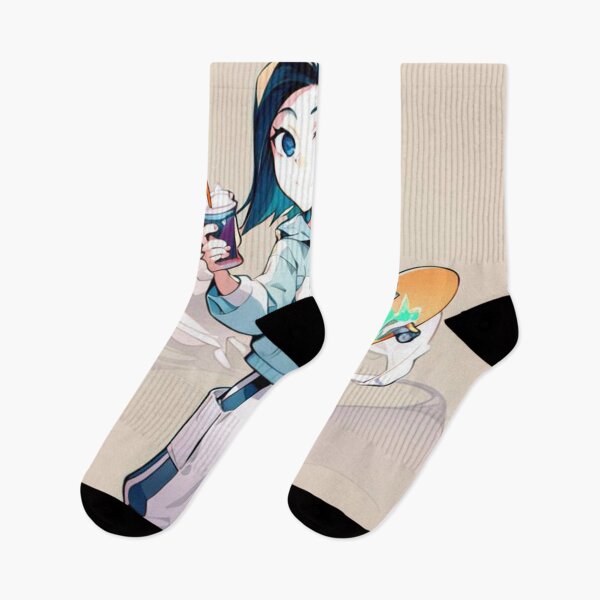 Item preview, Manga anime girl with drink and skateboard designed and sold by Sany12352.