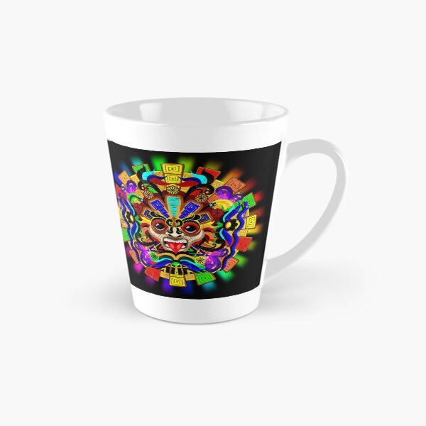 Item preview, Aztec Warrior Mask Rainbow Colors designed and sold by BluedarkArt.