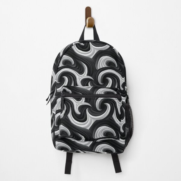 Item preview, Black and White Swirl Stripes Design designed and sold by Logic72.