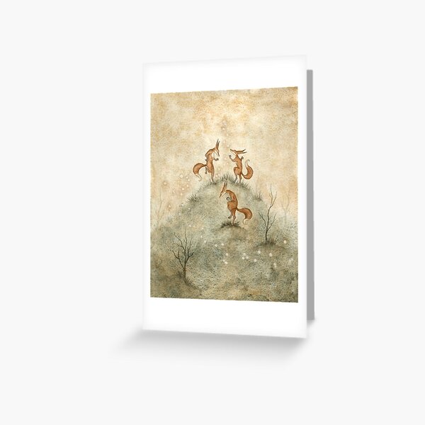 Item preview, Fox Dance designed and sold by AmyBrownArt.