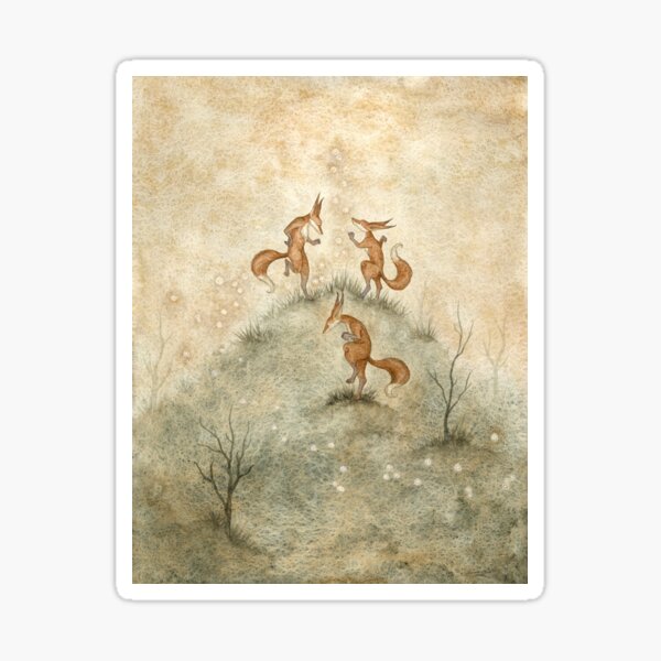 Item preview, Fox Dance designed and sold by AmyBrownArt.