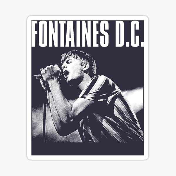 Vista previa del artículo con la obra «fuentes dc», diseñado y vendido por FontainesDC.