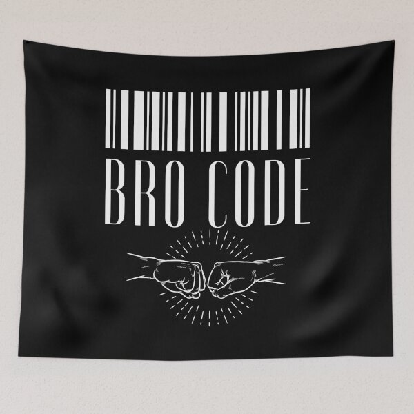 Item preview, Bro Code T-shirt Funny friends fun Tshirts code sweatshirt bar tshirt Code tshirt bar code scanner tshirt Brother Tshirts Gift for friends bar tee designed and sold by BVTrendhub.