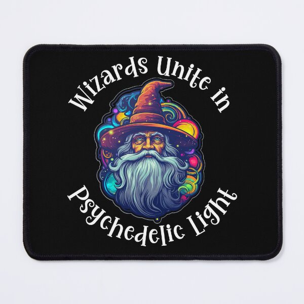 Item preview, Wizards Unite in Psychedelic Light - White Text designed and sold by LMBoutique.