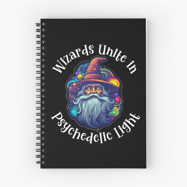 Item preview, Wizards Unite in Psychedelic Light - White Text designed and sold by LMBoutique.