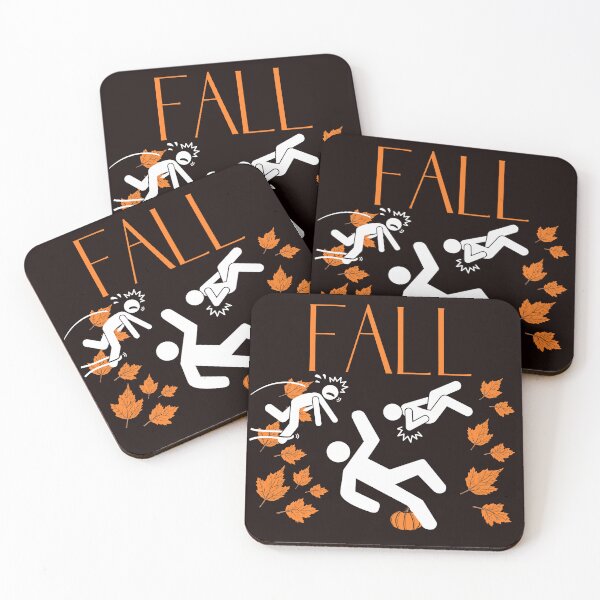 Item preview, Funny FALL Falling! Black or Dark BG  designed and sold by Paradise-Wishes.