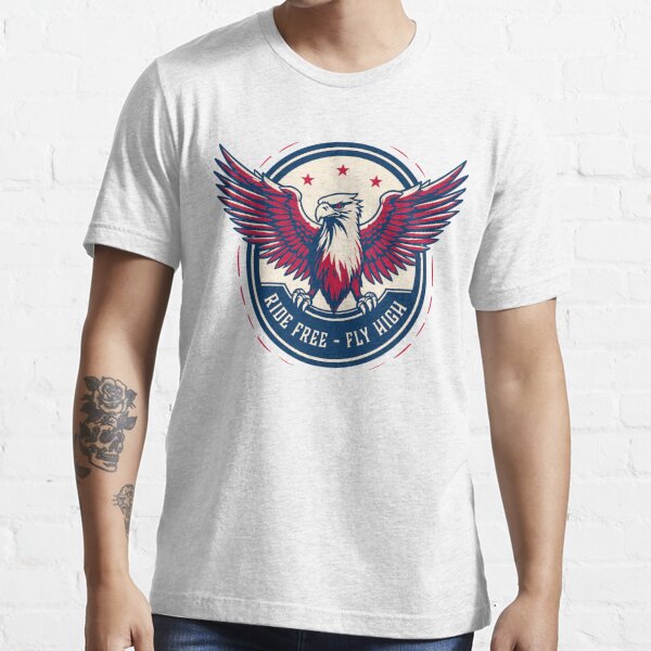 Red, White, & Blue Flying Eagle T-Shirt – Lindback Eagles