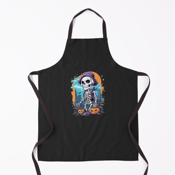 Item preview,  halloween spooky Skeletor with pumpkin skull  designed and sold by artesis.