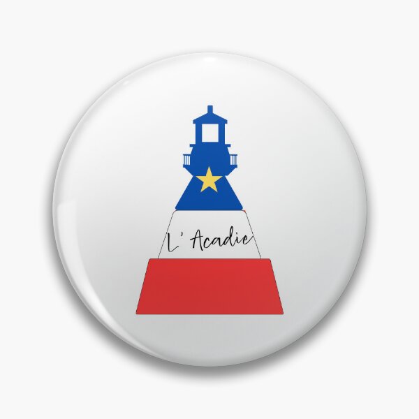 Item preview, Acadie, Acadian Flag, Blue White Red Lighthouse designed and sold by ELOgift.