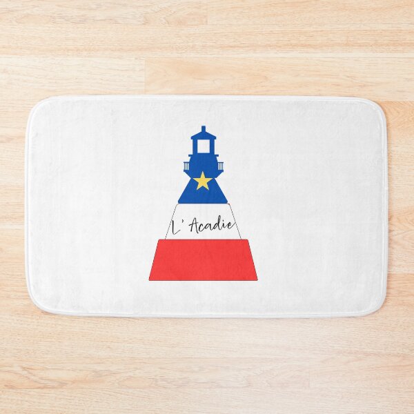 Item preview, Acadie, Acadian Flag, Blue White Red Lighthouse designed and sold by ELOgift.