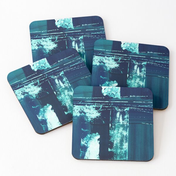 Item preview, Teal abstract designed and sold by ElaSzczepaniak.