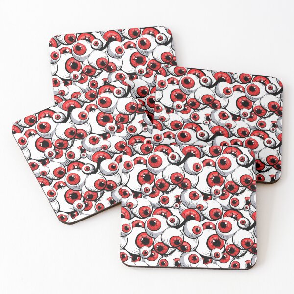 Item preview, Red Eye Art Eyeballs designed and sold by solrevolver.