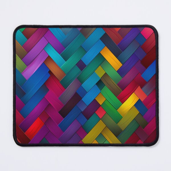 Item preview, herringbone pattern of vivid colors designed and sold by DanieWoods.