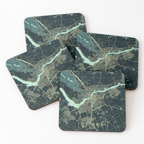 Item preview, Ottawa City Map of Ontario, Canada - Summer designed and sold by deMAP.