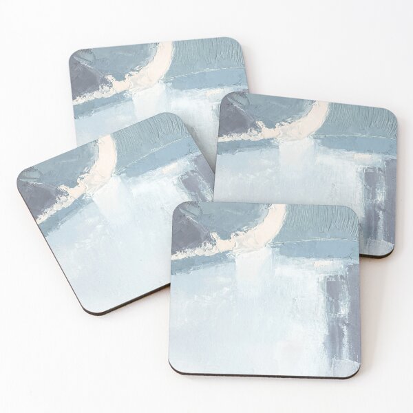 Item preview, Light blue gray abstract  designed and sold by ElaSzczepaniak.