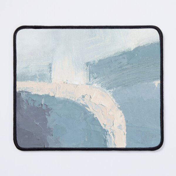 Item preview, Light blue gray ivory abstract designed and sold by ElaSzczepaniak.