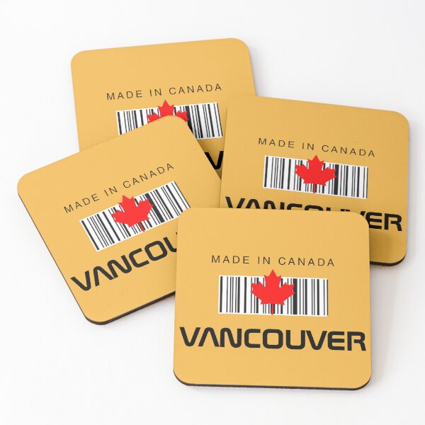 Item preview, Made in Vancouver British Colombia  Canada Bar Code Maple Leaf designed and sold by catchyology.