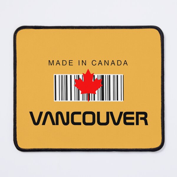 Item preview, Made in Vancouver British Colombia Canada Bar Code Maple Leaf designed and sold by catchyology.
